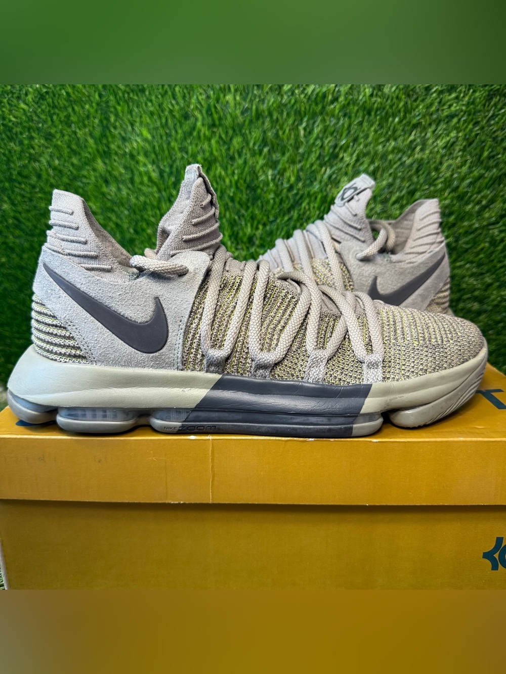 Nike KD 10 X LMTD Veteran’s Day Dark Stucco Green Anthracite Grey Durant